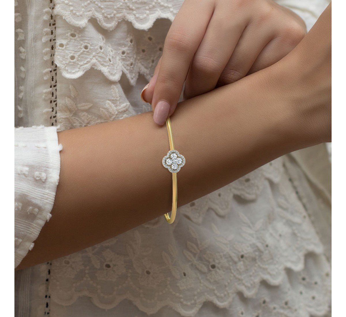 Glimmering Gala Diamond Bracelet