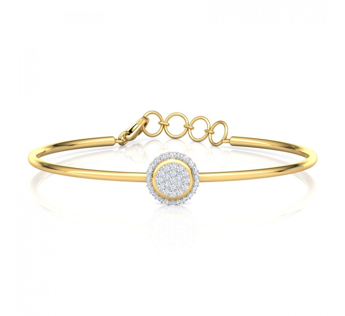 Lustrous Labyrinth Diamond Bracelet