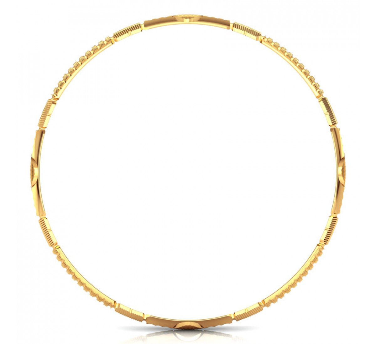Fractal Bespoke Gold Bangles