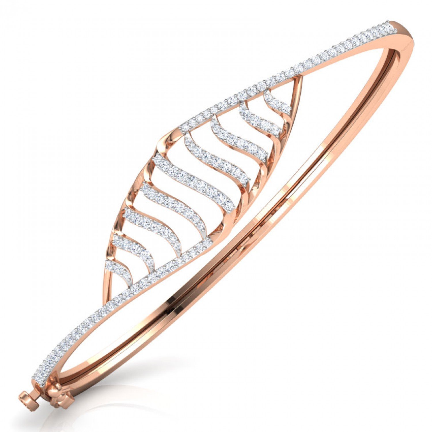 Harmony Helix Diamond Bracelet