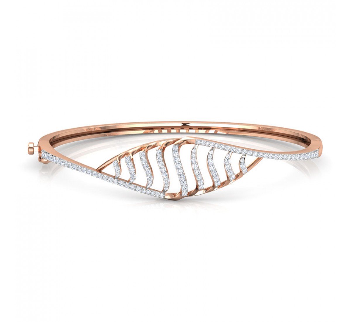 Harmony Helix Diamond Bracelet