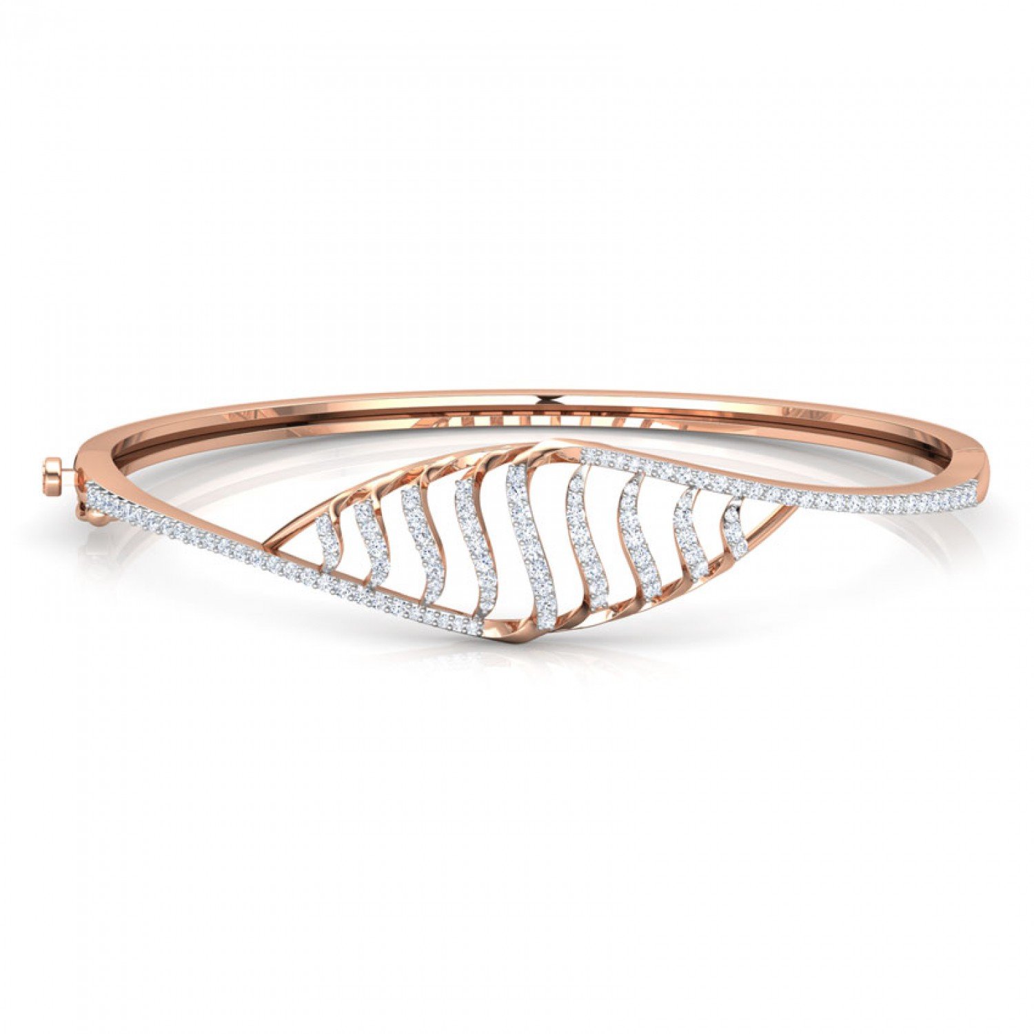 Harmony Helix Diamond Bracelet