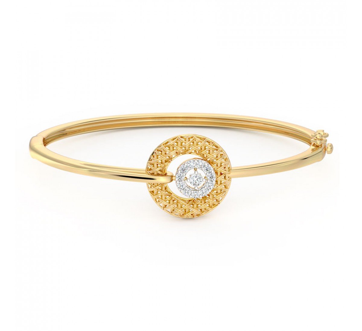 Spiral Diamond Bracelet