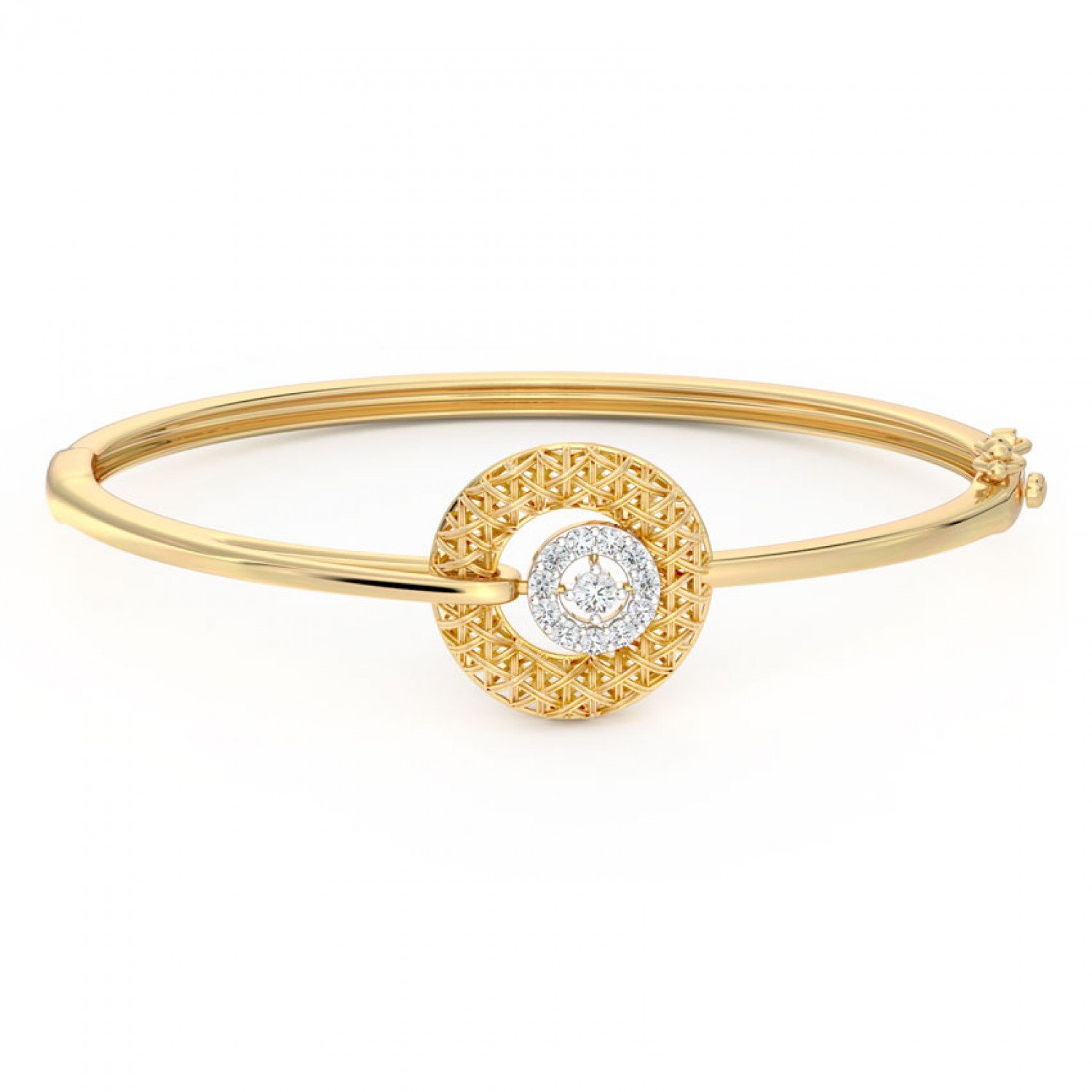 Spiral Diamond Bracelet