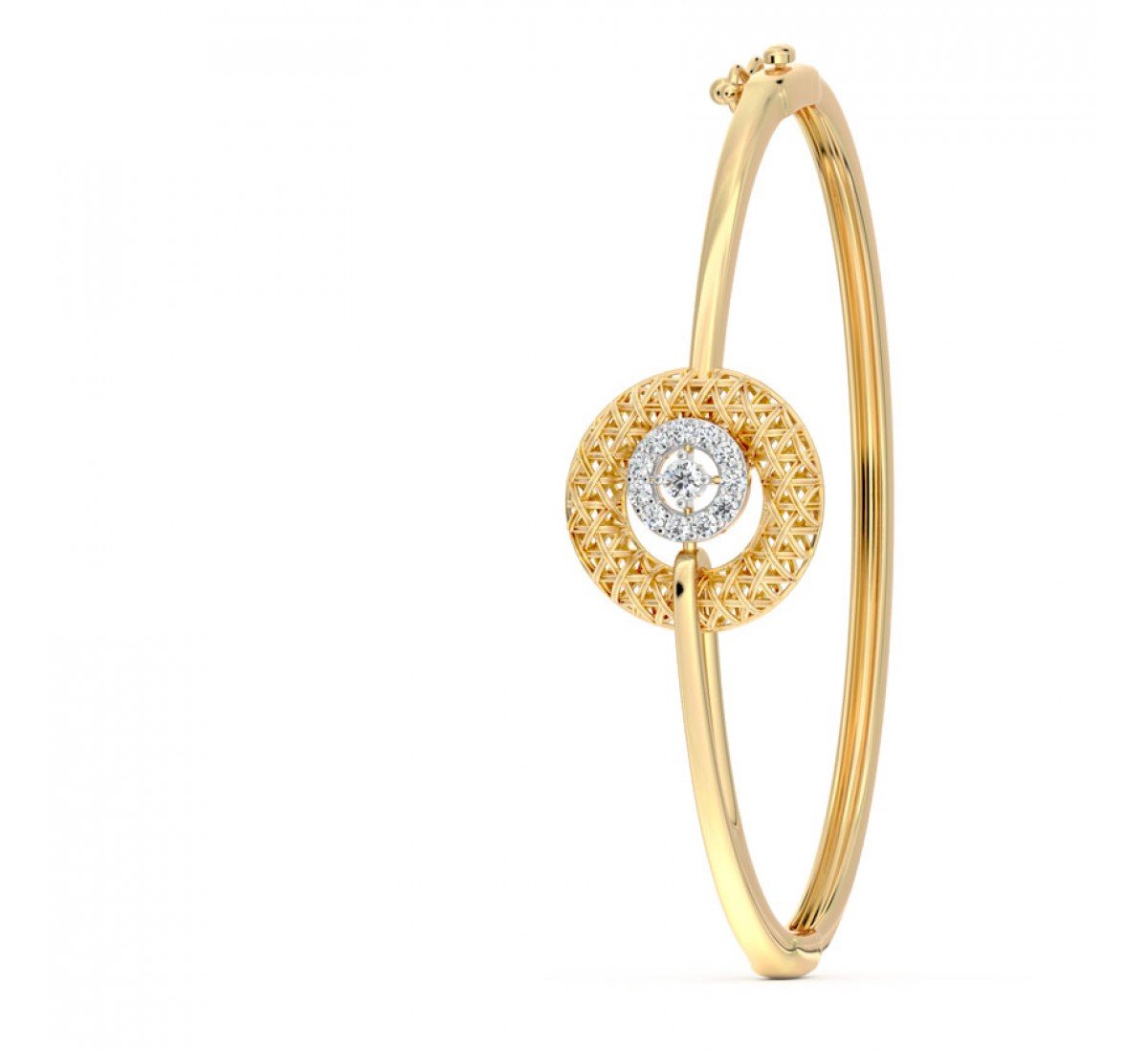 Spiral Diamond Bracelet