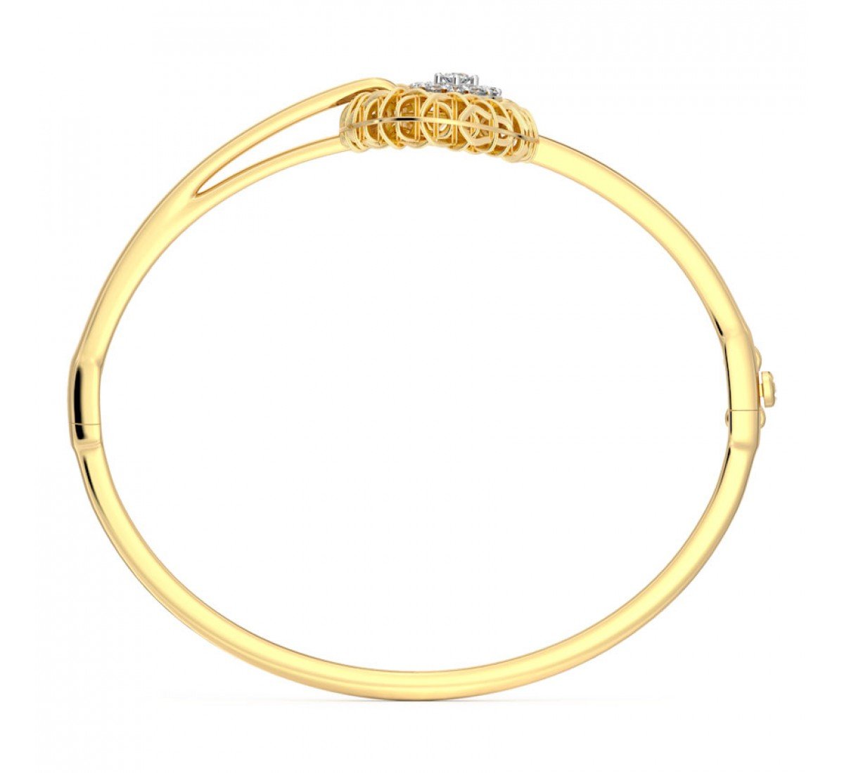Spiral Diamond Bracelet