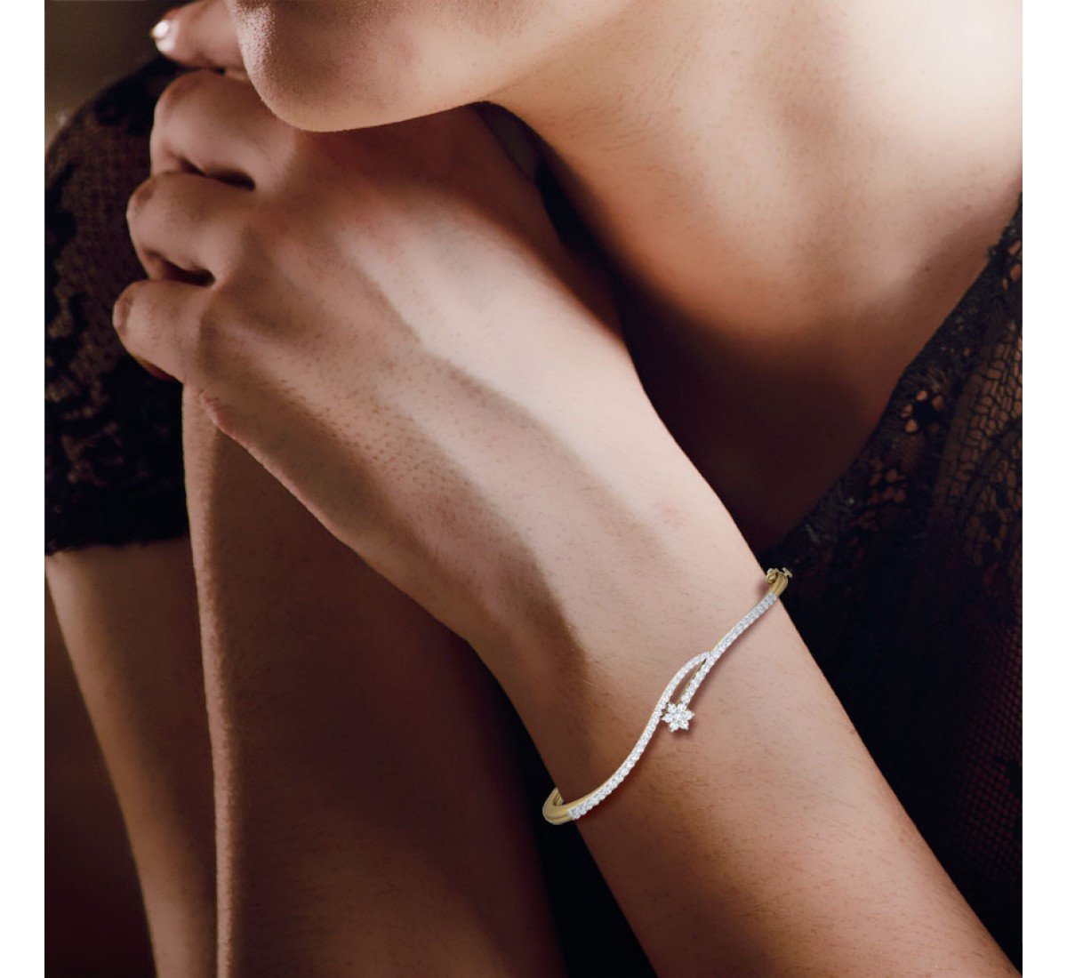Harmonic Diamond Bracelet