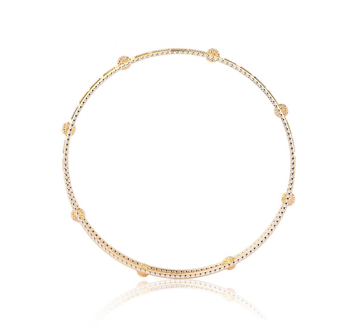 Elysian Spherical Gold Bangles