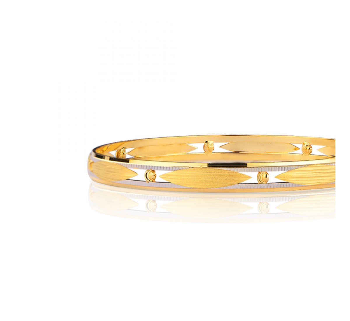 Enigma Humaila Gold Bangles