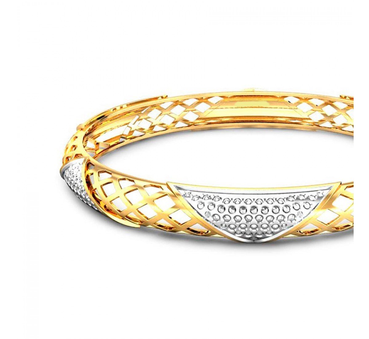 Zebra Hiranam Gold Bangles