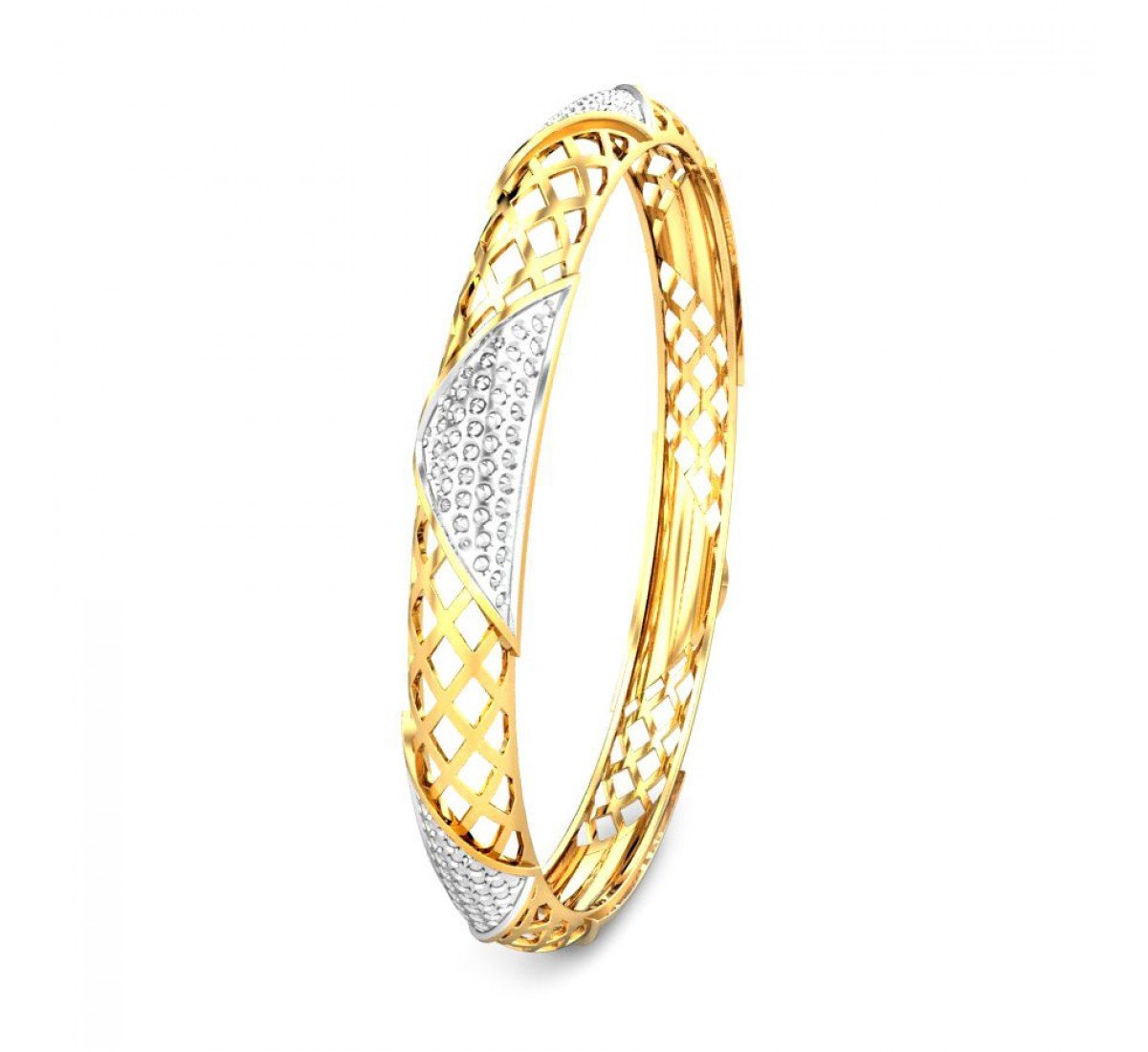Zebra Hiranam Gold Bangles