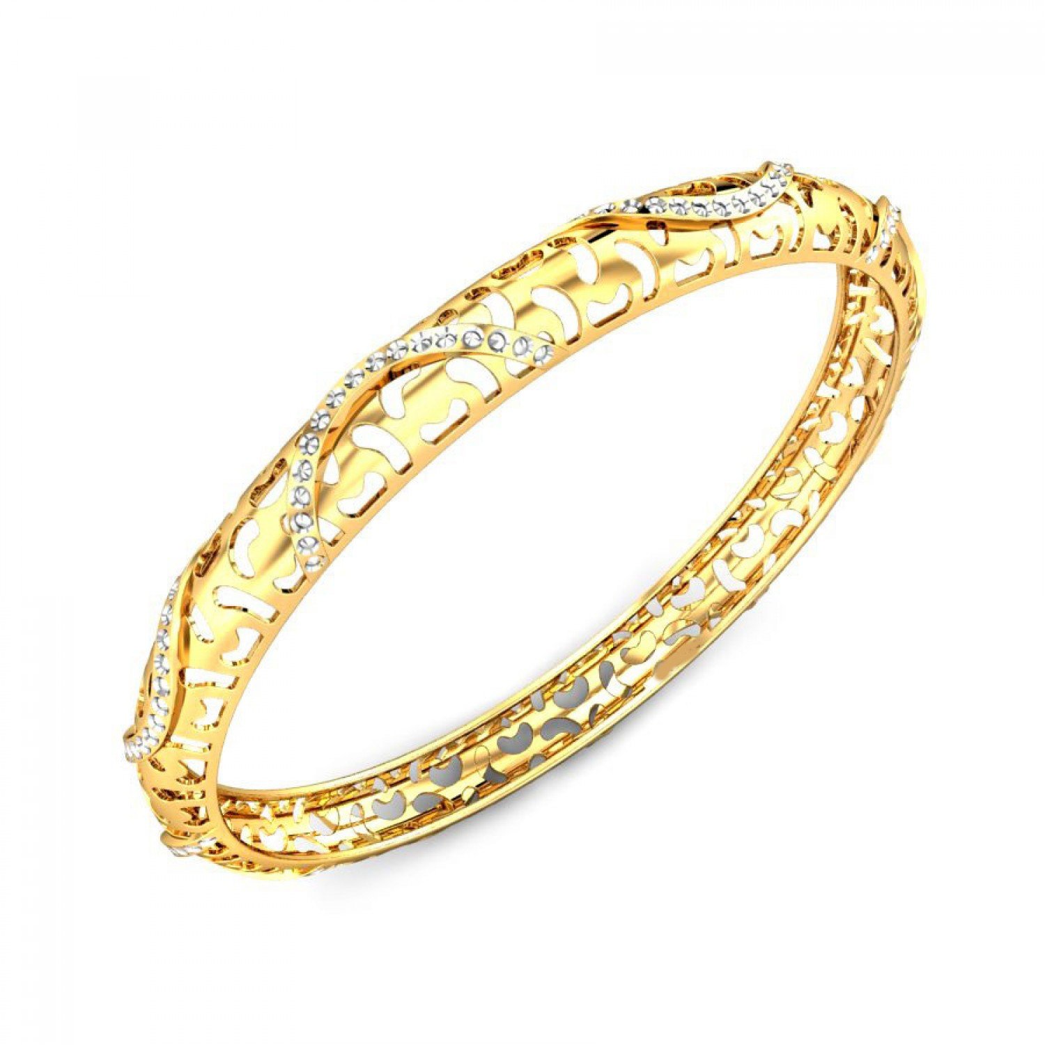 Gossamer Hyma Gold Bangles