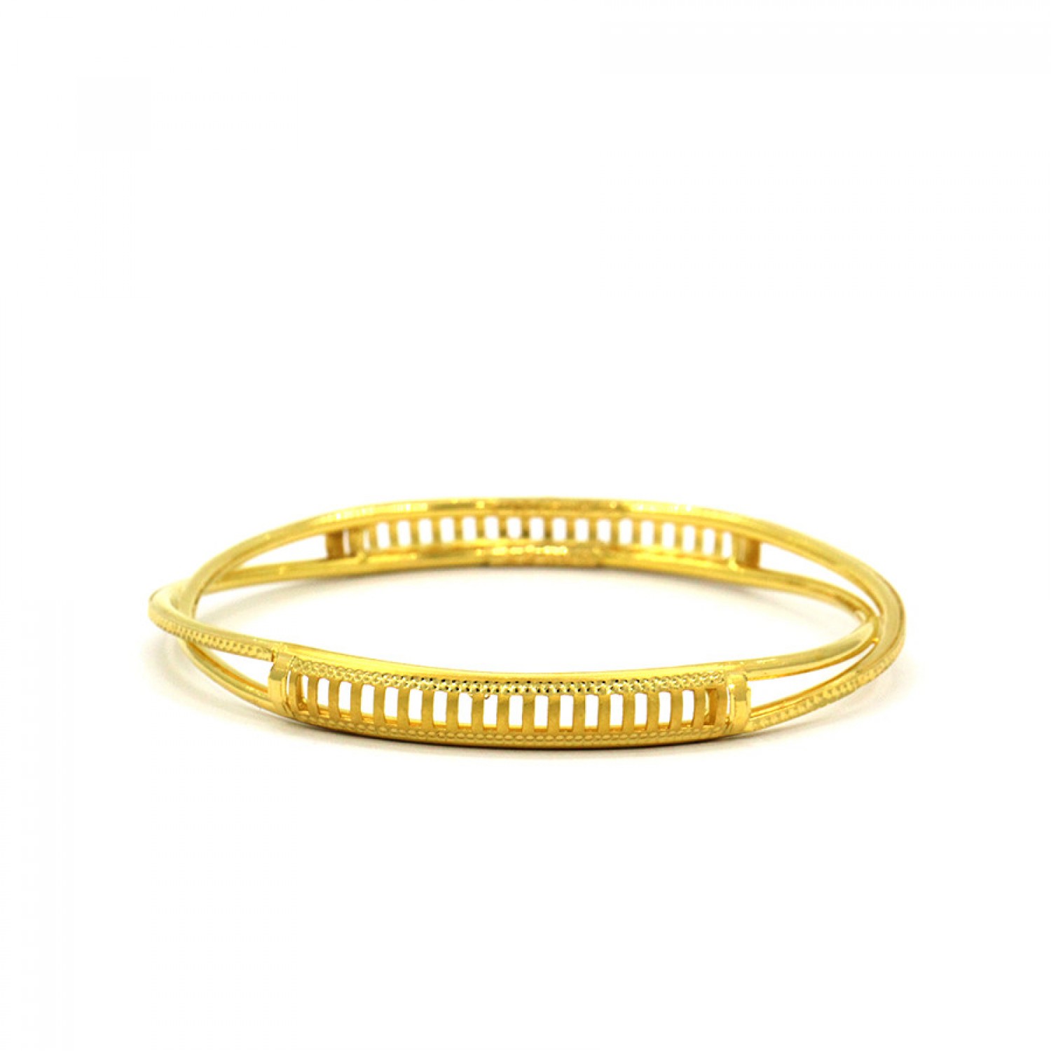 Ushai Glinting Gold Bangles