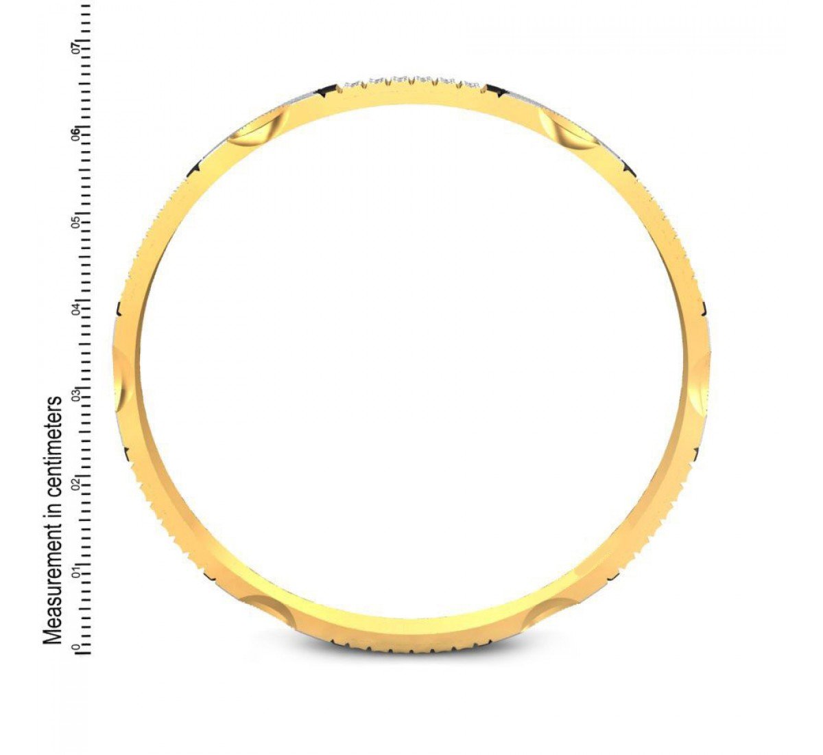 Splendor Texture Gold Bangles
