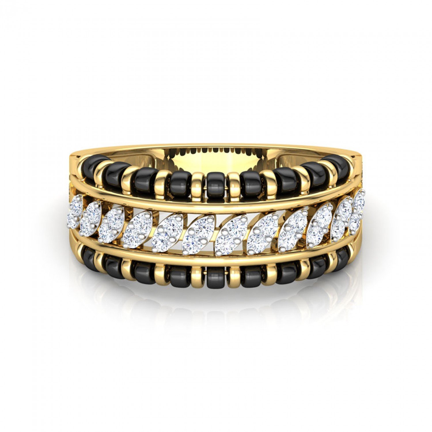 Olivia Mangalsutra Diamond Ring