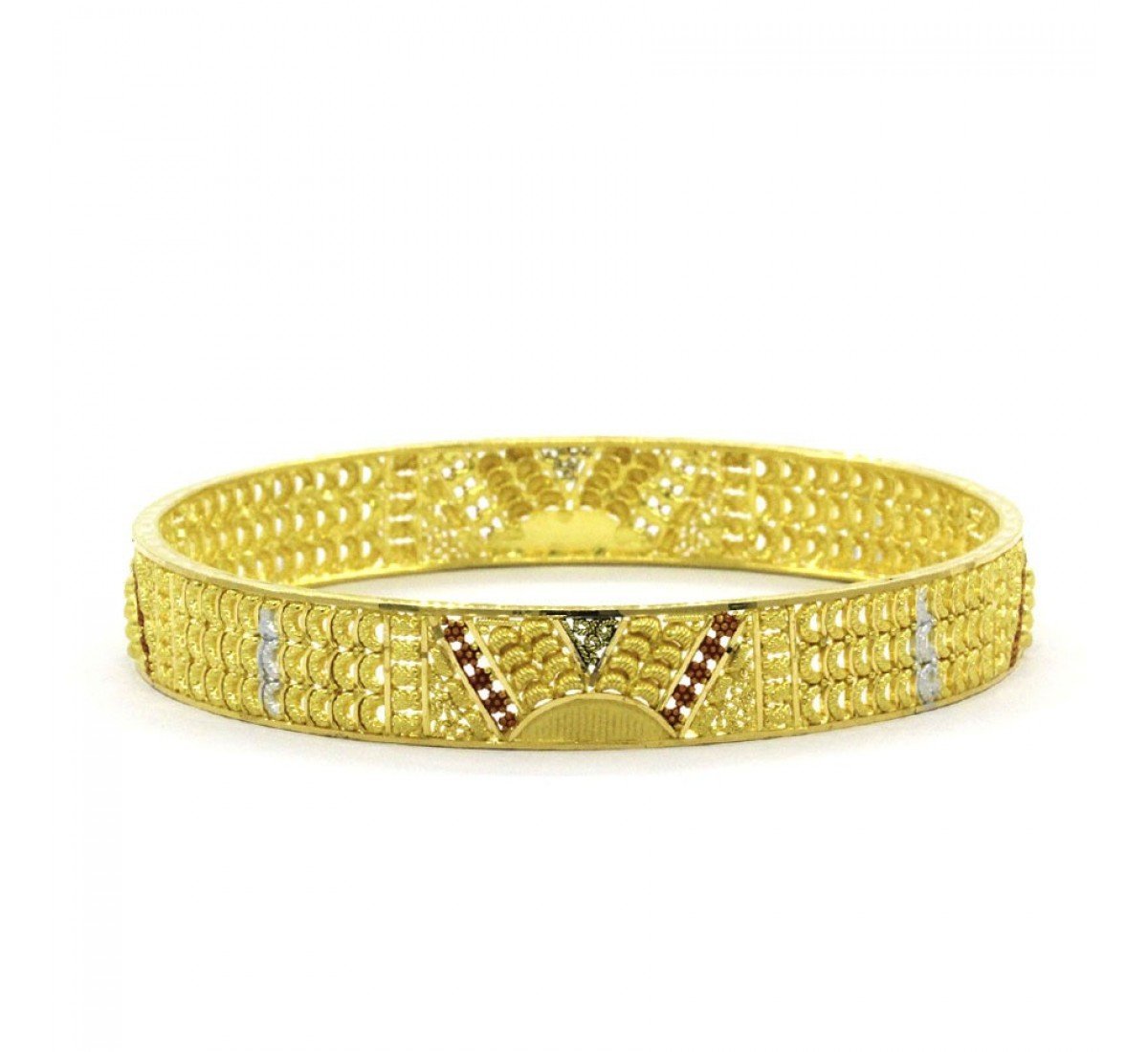 Enthralling Queen Gold Bangles