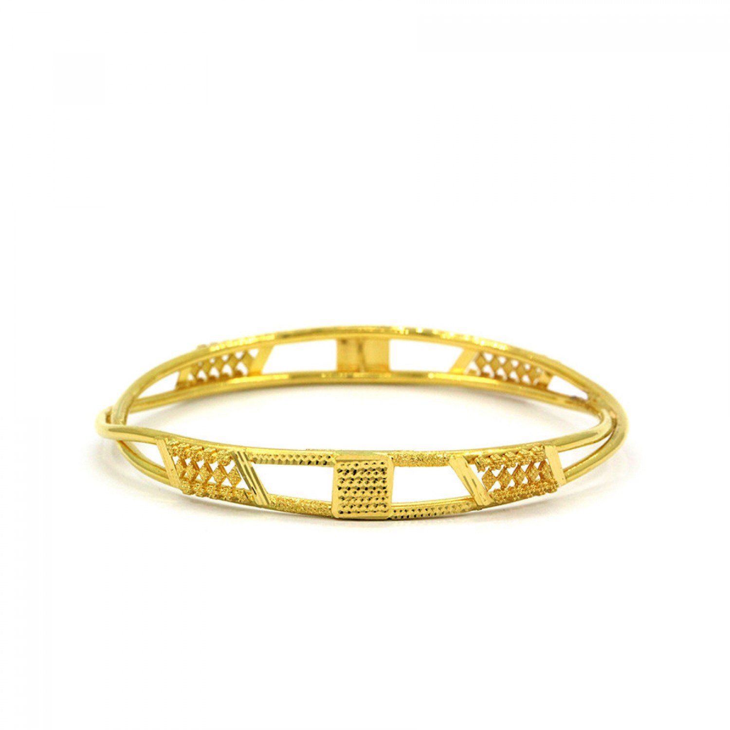 Delicate Pacheli Gold Bangles
