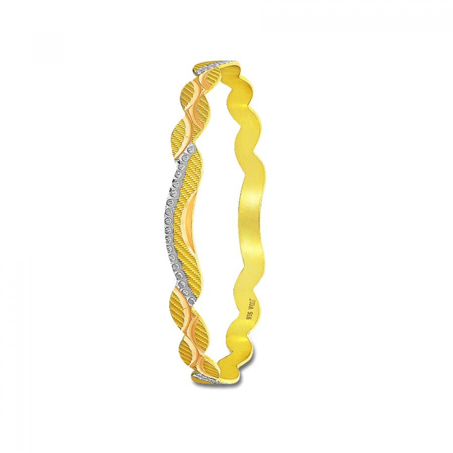 Magnolia Alpinia Gold Bangles