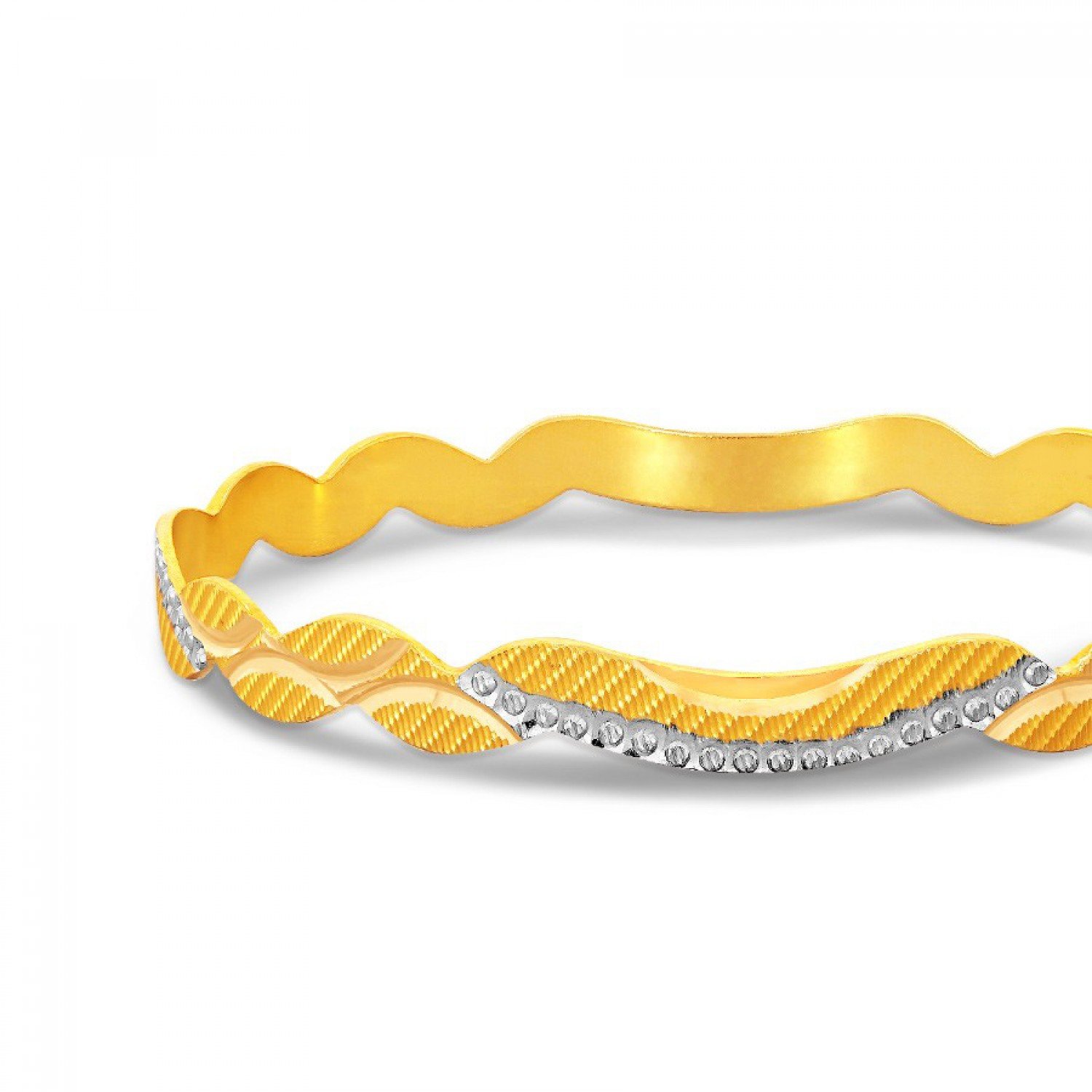 Magnolia Alpinia Gold Bangles