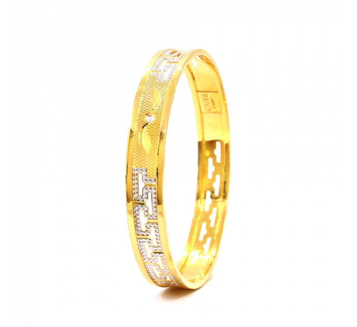 Zig Zag Exquisite Gold Bangles