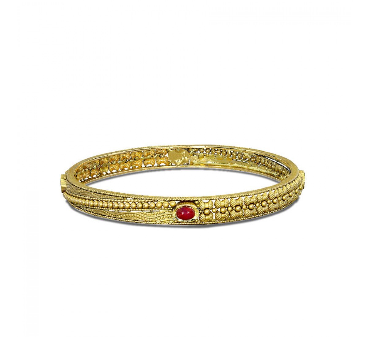 Enthralling Nakti Gold Bangles