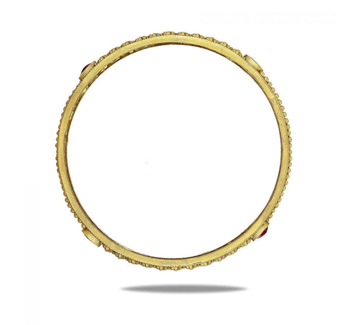 Enthralling Nakti Gold Bangles
