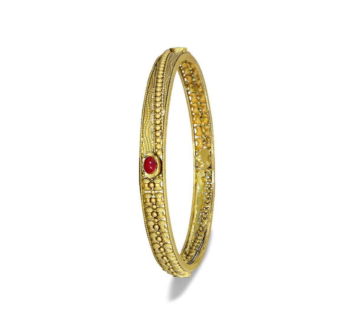 Enthralling Nakti Gold Bangles