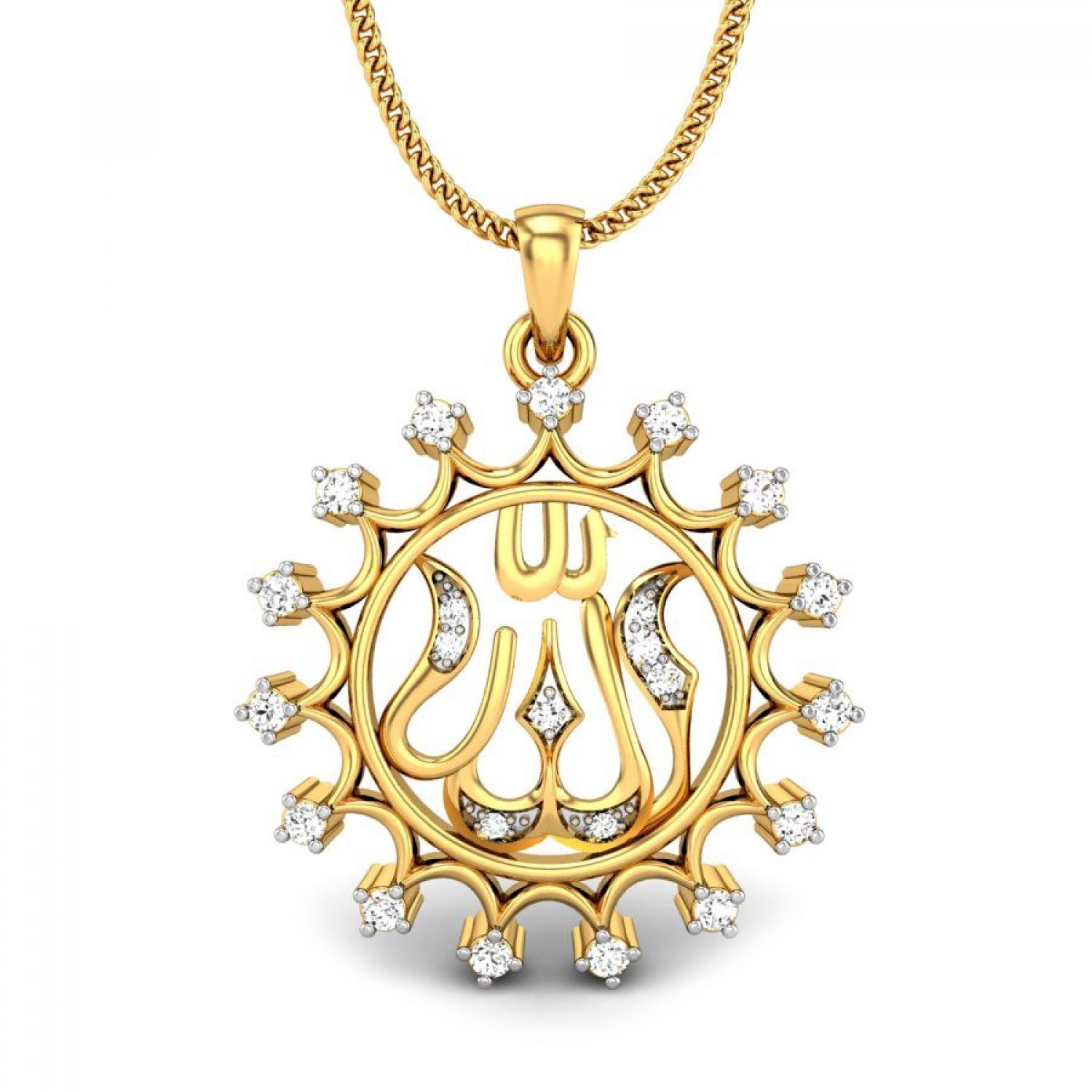 Islam Diamond Pendant