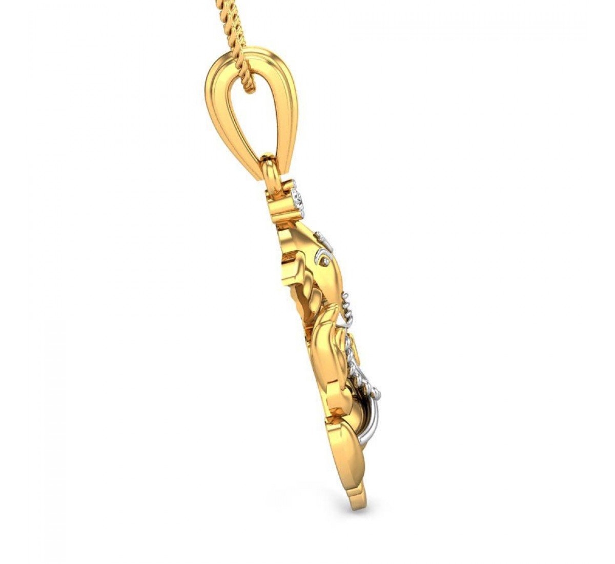 Gajvaktra Diamond Pendant