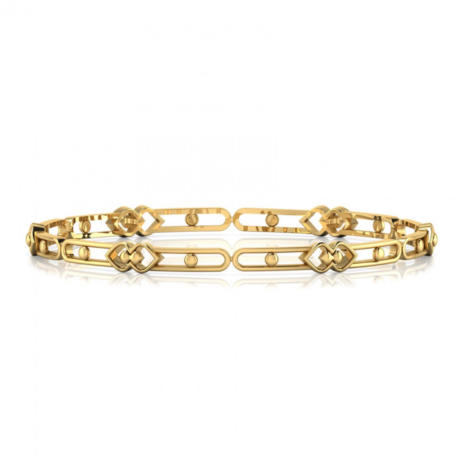 Mesmerizing Nivara Gold Bangles