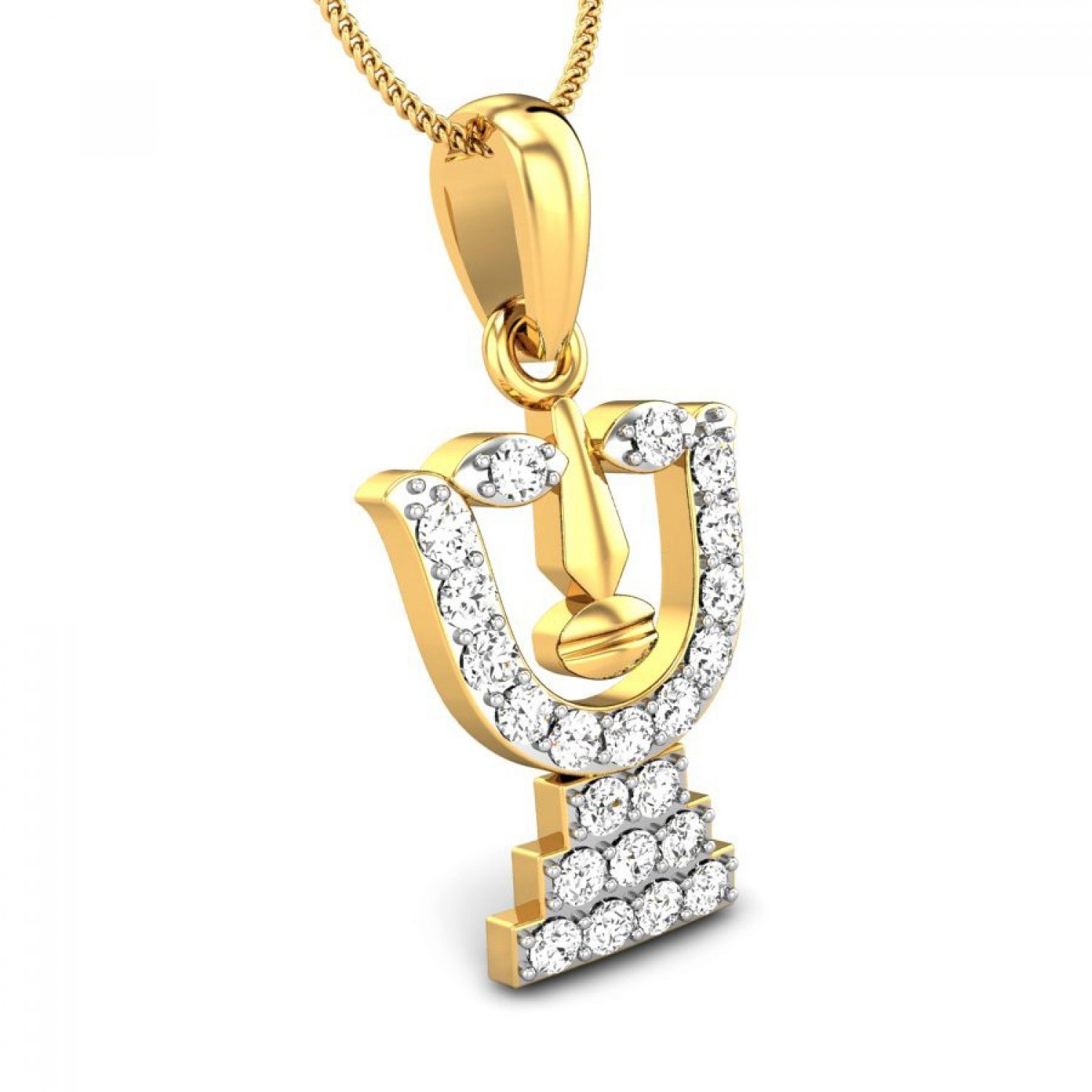 Honor of Rani Sati Diamond Pendant