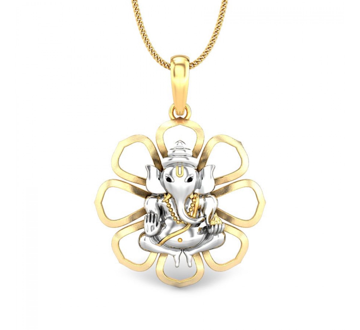 Foral Devavrat Gold Pendant