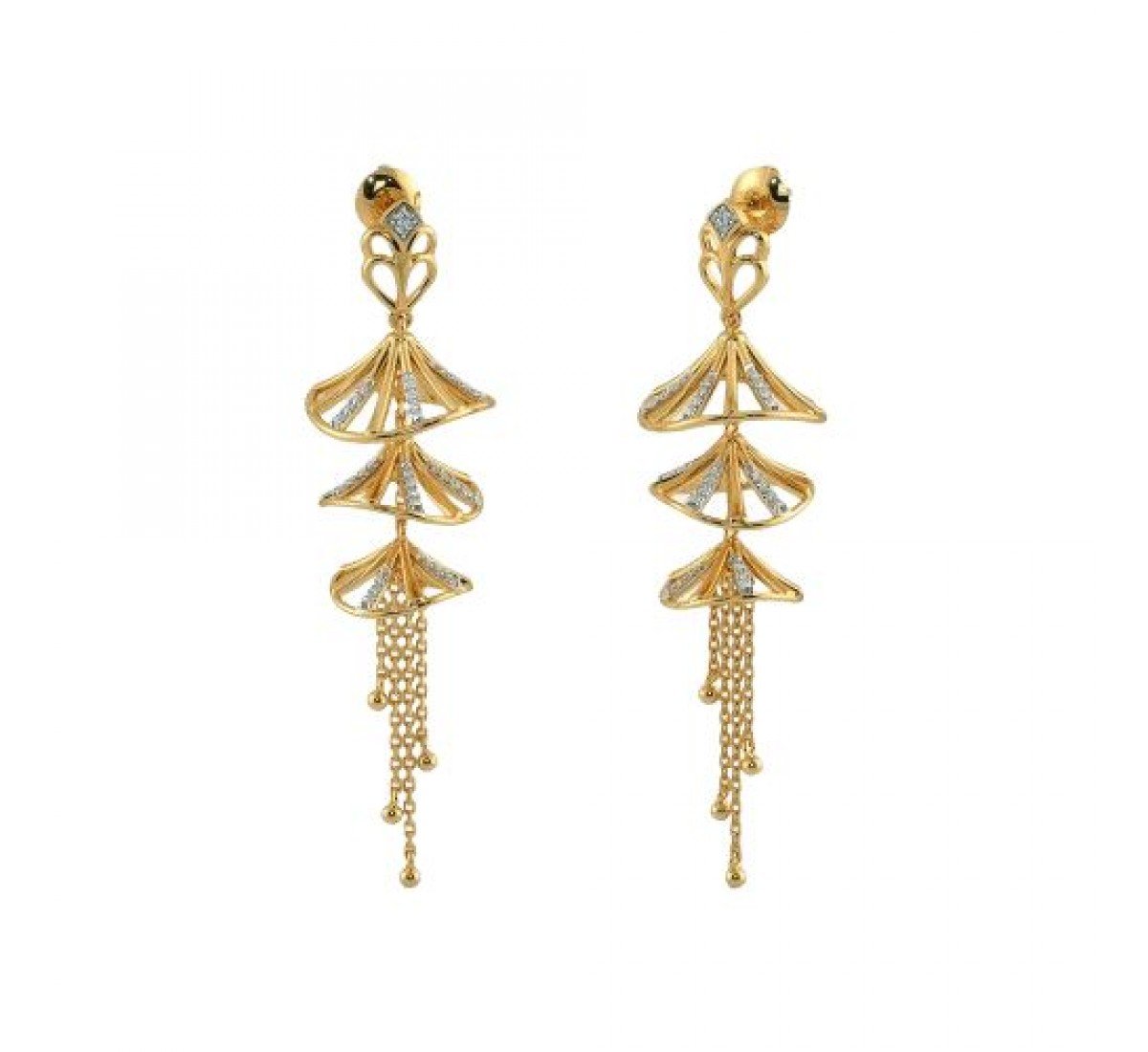 Solar Aryah Diamond Jhumkas