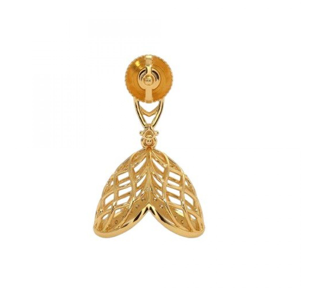 Weft Flare Diamond Jhumkas