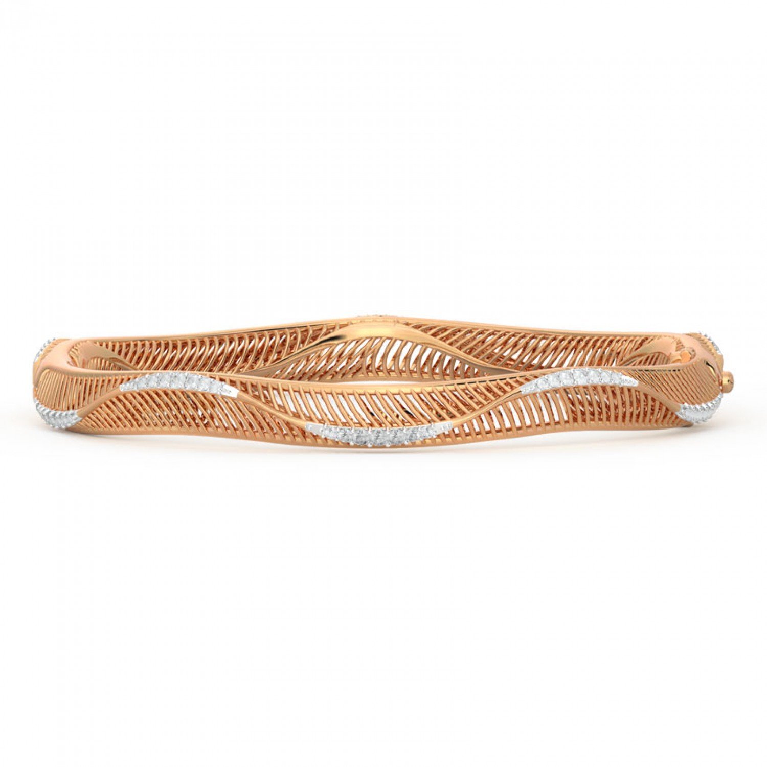 Strand Filigree Diamond Bangles