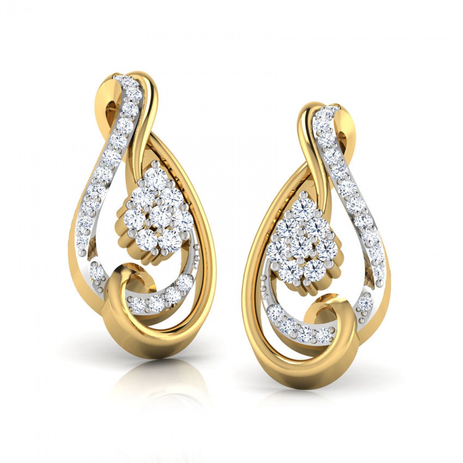 Adamantine Diamond Earrings