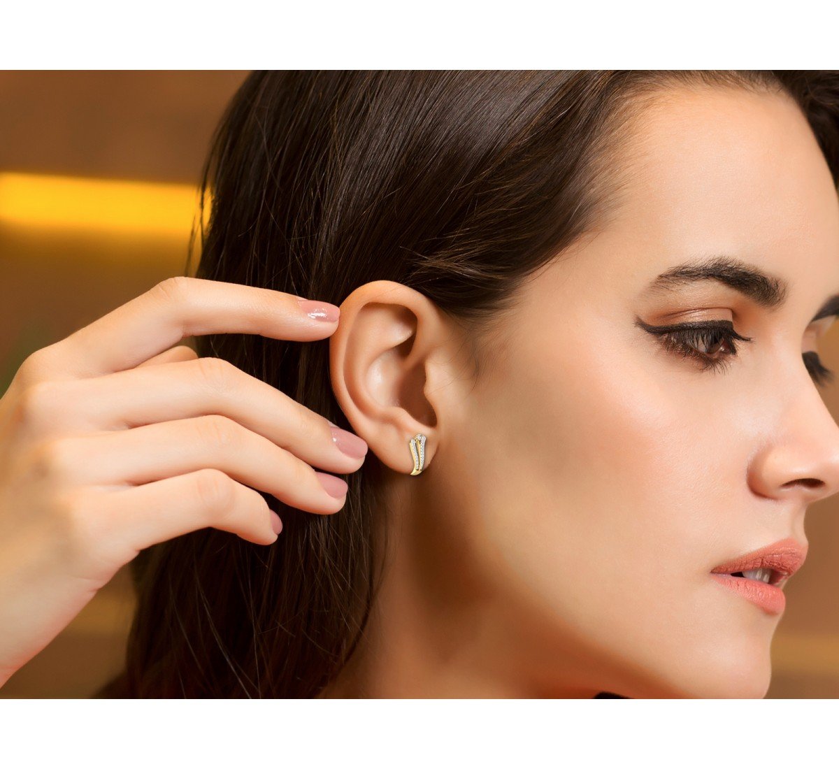 Enigmatize Petals Diamond Earrings