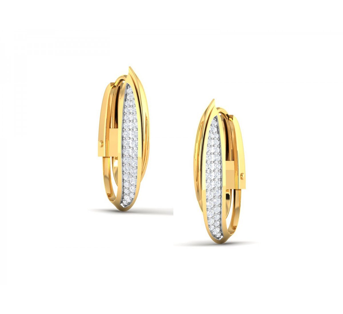 Celtic Verdant Diamond Earrings