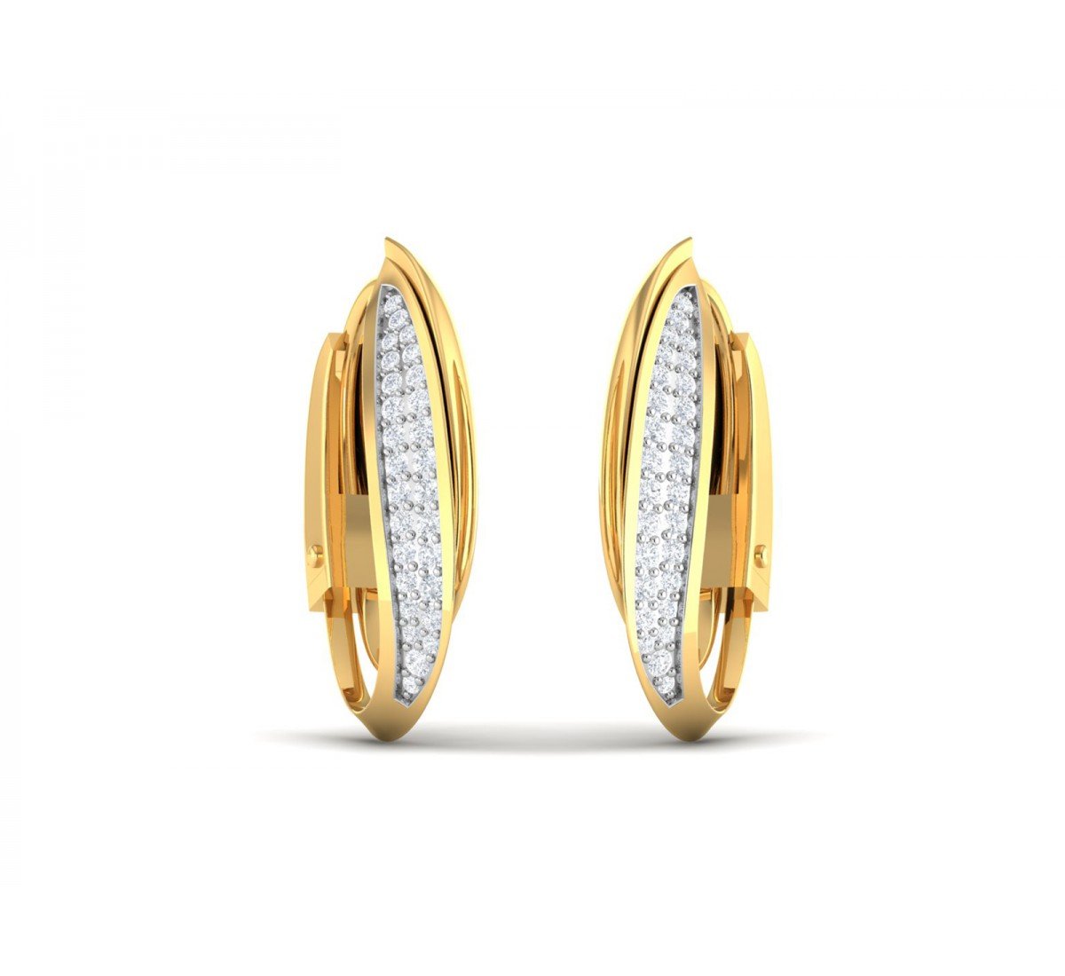 Celtic Verdant Diamond Earrings