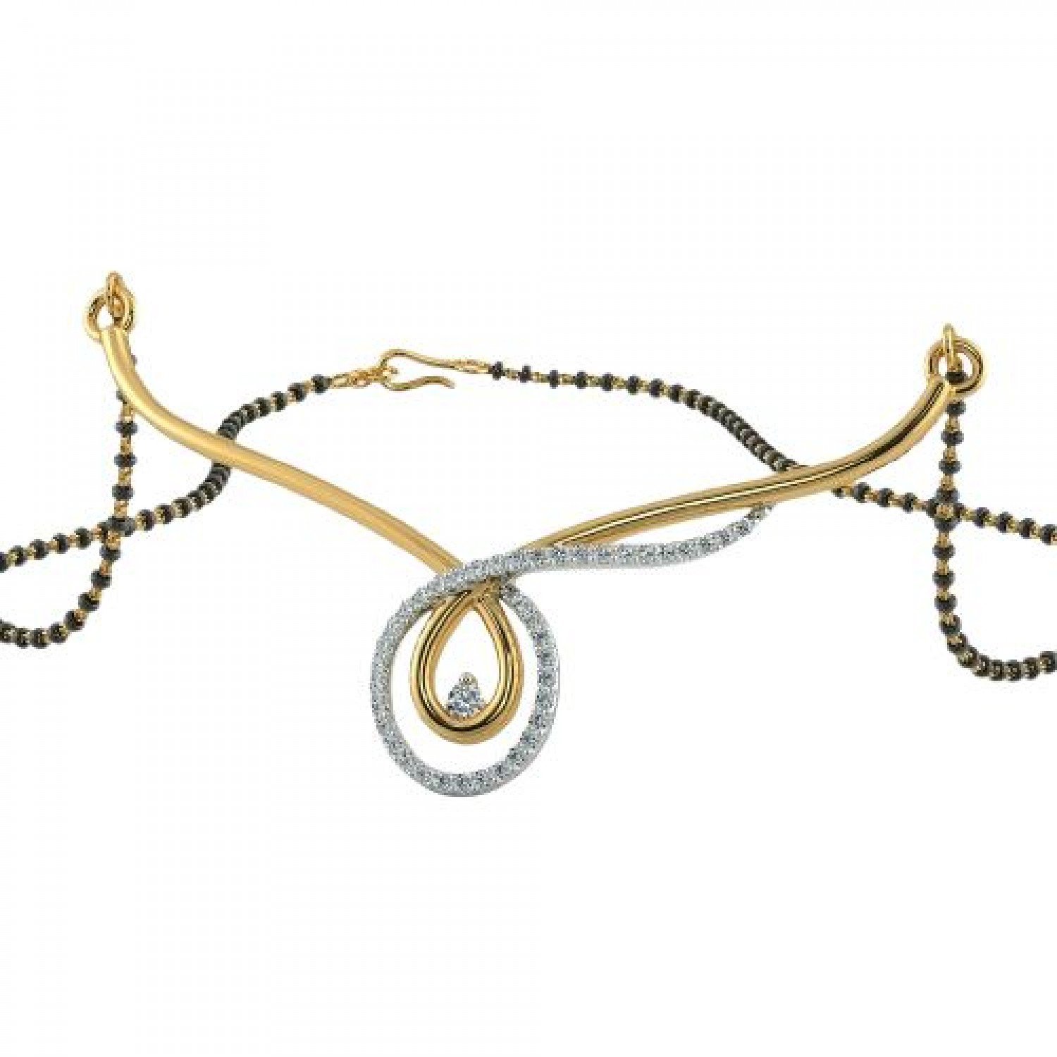 Blazeify Diamond Mangalsutra