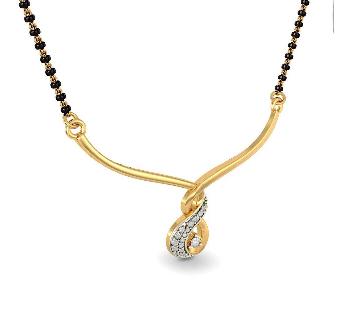 Illusionara Diamond Mangalsutra