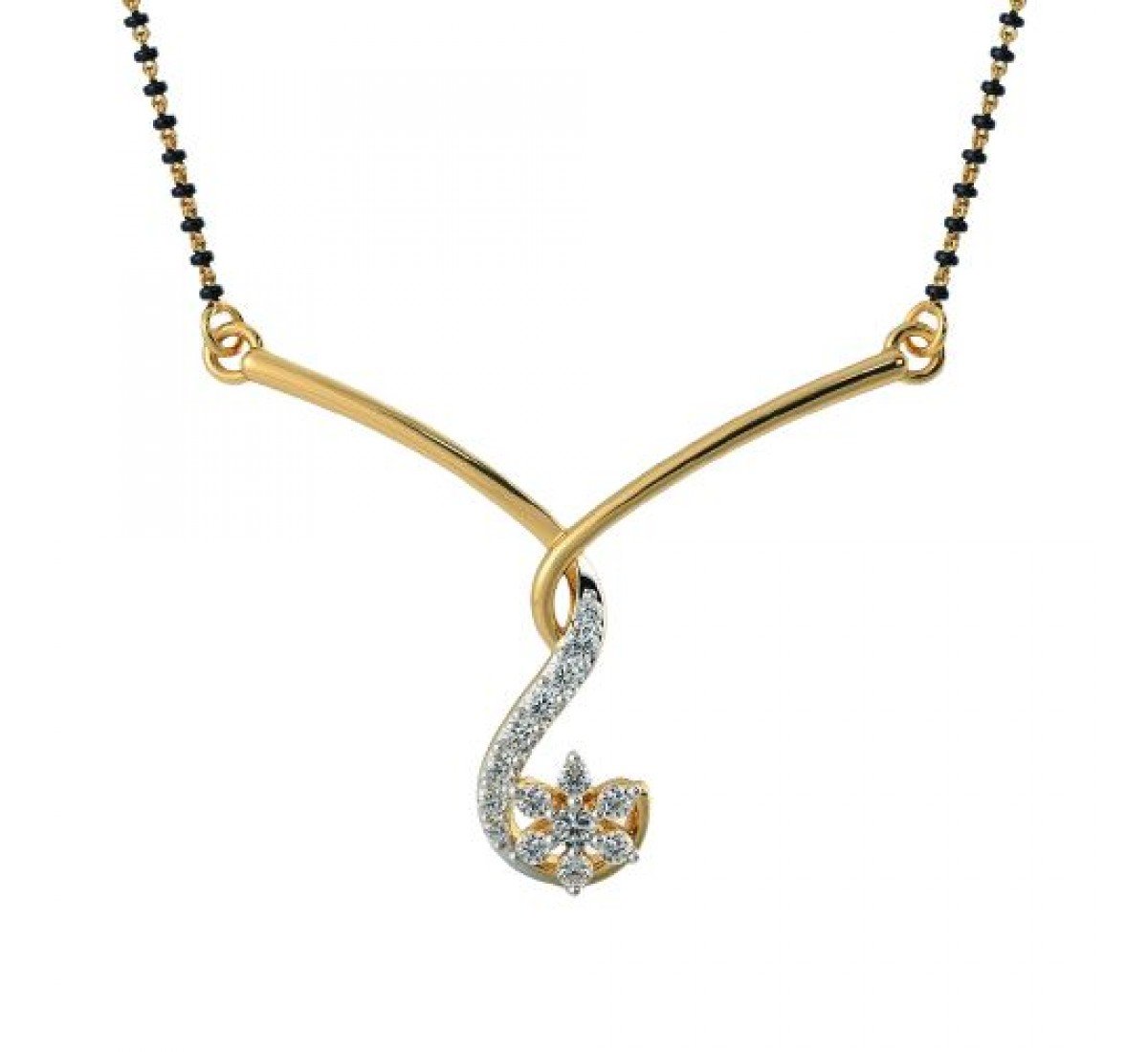 Hushara Diamond Mangalsutra