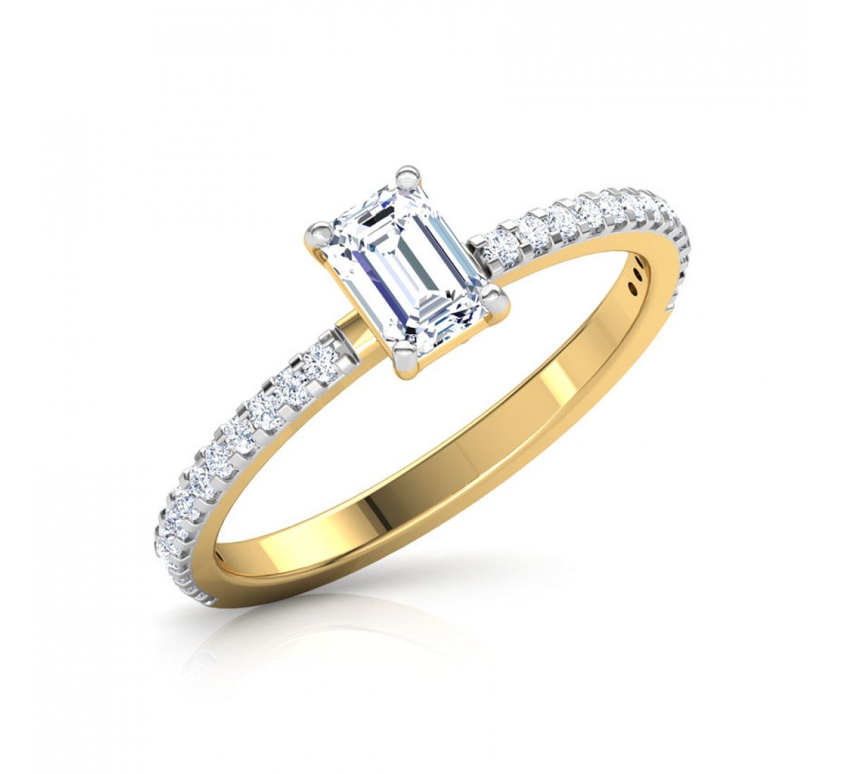 Alene Simple Solitaire Diamond Ring