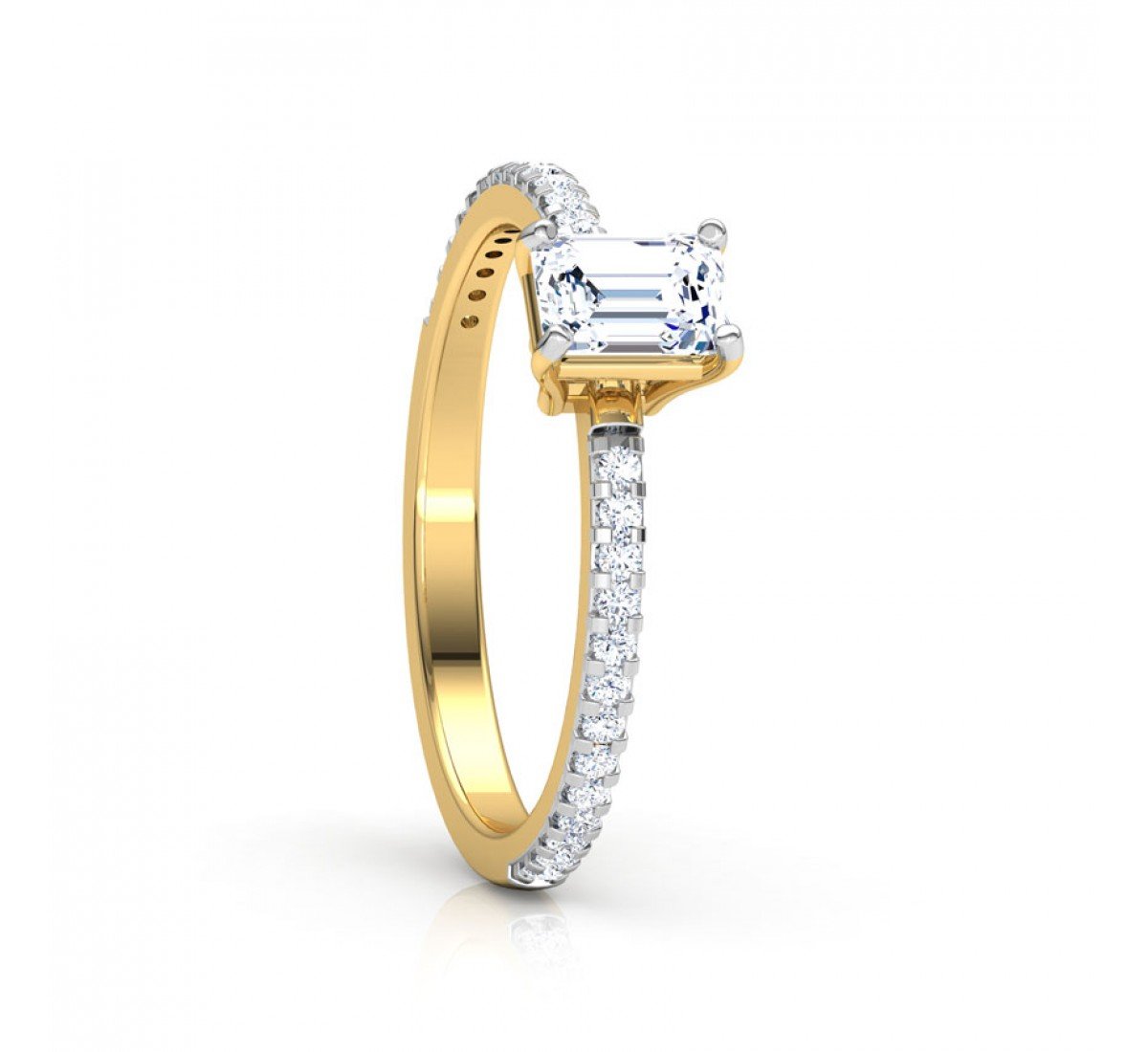 Alene Simple Solitaire Diamond Ring