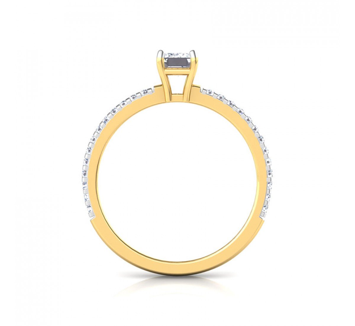 Alene Simple Solitaire Diamond Ring