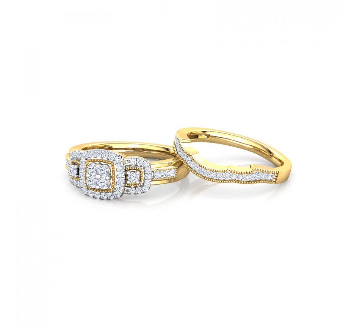 Helix Sparkle Solitaire Diamond Ring