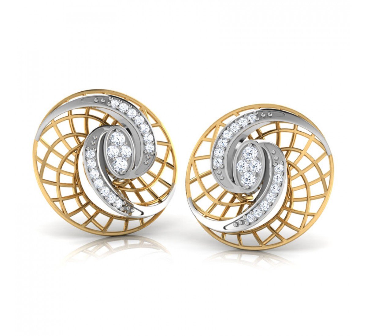 Transept Diamond Earrings