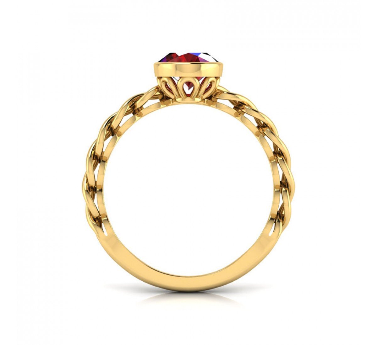 Delicate Wave Gold Ring