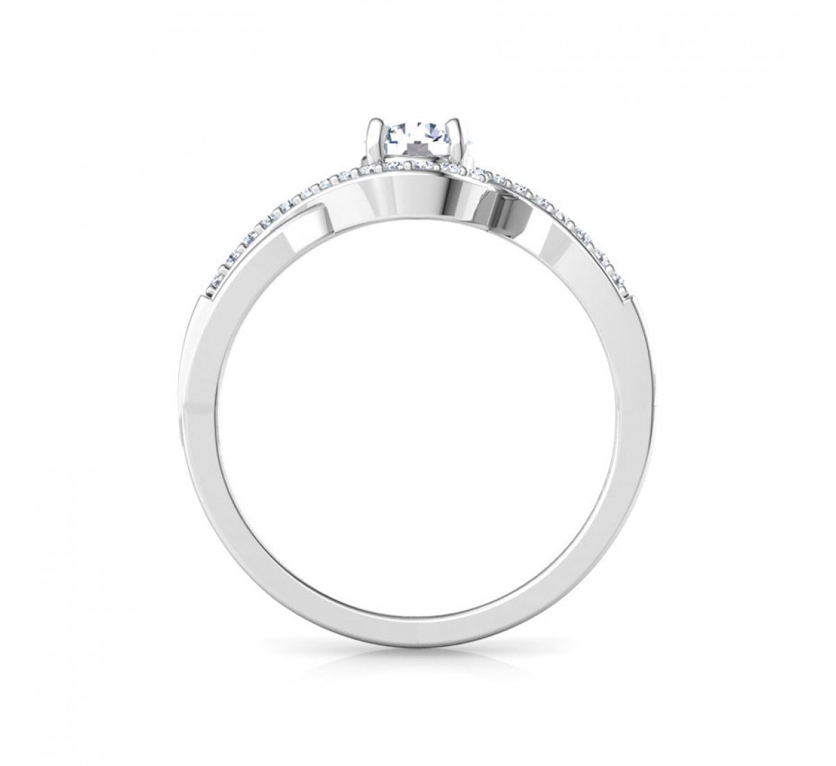 Ethereal Solitaire Diamond Ring