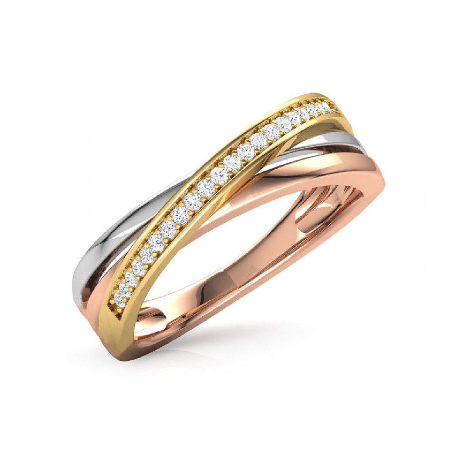 Arcanum Tri Stripe Diamond Ring